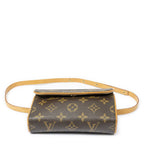 Louis Vuitton Pochette Florentine Brown Monogram Canvas Pouch — view 3