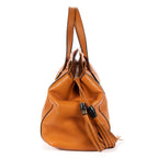 Gucci Tassel Tote Orange Grain Calfskin Leather — view 4