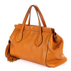 Gucci Tassel Tote Orange Grain Calfskin Leather — view 2