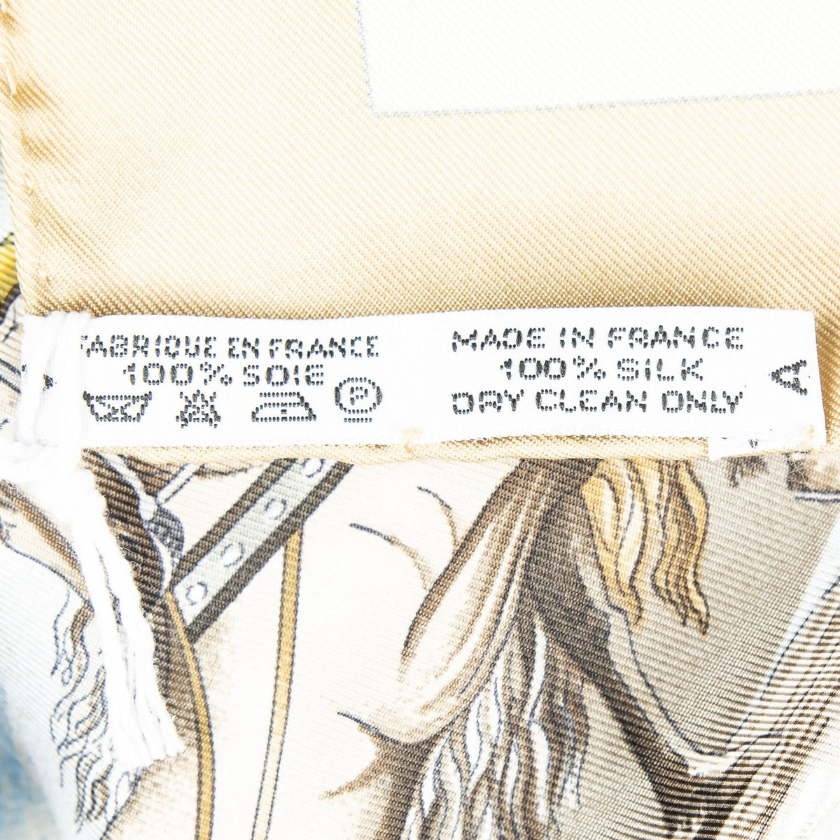 Hermes Scarf Beige — view 5