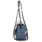 Chanel Limited Edition Mini Airlines Classic Corner Wear Flap Bag Blue White — view 3