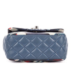 Chanel Limited Edition Mini Airlines Classic Corner Wear Flap Bag Blue White — view 6