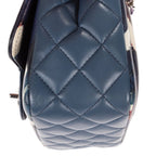 Chanel Limited Edition Mini Airlines Classic Corner Wear Flap Bag Blue White — view 7