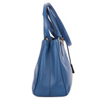 Prada Medium Garda Tote Blue Saffiano Lux Leather — view 4