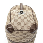 Gucci Small Boston Brown Beige GG Canvas Shoulder Bag — view 7