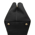 Prada Canapa Small Tote Black Canvas — view 8