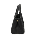 Prada Canapa Small Tote Black Canvas — view 3
