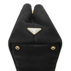 Prada Canapa Small Tote Black Canvas — view 7