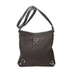Gucci Abbey D Ring Crossbody Dark Brown GG Nylon Canvas