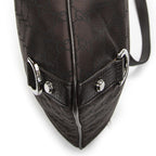 Gucci Abbey D Ring Crossbody Dark Brown GG Nylon Canvas — view 8