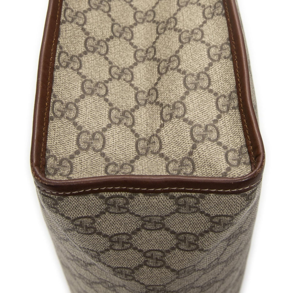 Gucci Vertical Tote Brown Beige Supreme Canvas — view 7