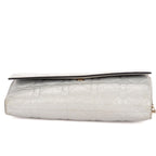 Dior Miss Dior Wallet on Chain Metallic Gray Cannage Lambskin Leather Shoulder — view 6