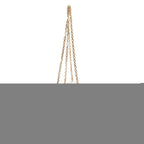 Dior Miss Dior Wallet on Chain Metallic Gray Cannage Lambskin Leather Shoulder — view 3