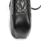 Gucci Bree Cross Belt Bag Black Micro Guccissima Leather — view 8