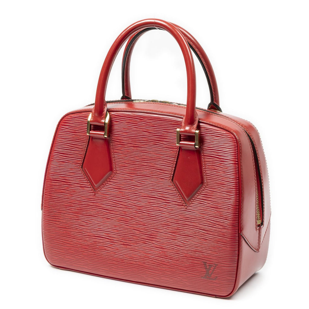 Louis Vuitton Blanc Red Epi Handbag — view 2