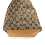 Gucci Medium Web Trapeze Tote Yellow Beige GG Canvas — view 8