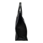 Saint Laurent Vertical Rive Gauche Tote Black Canvas — view 4