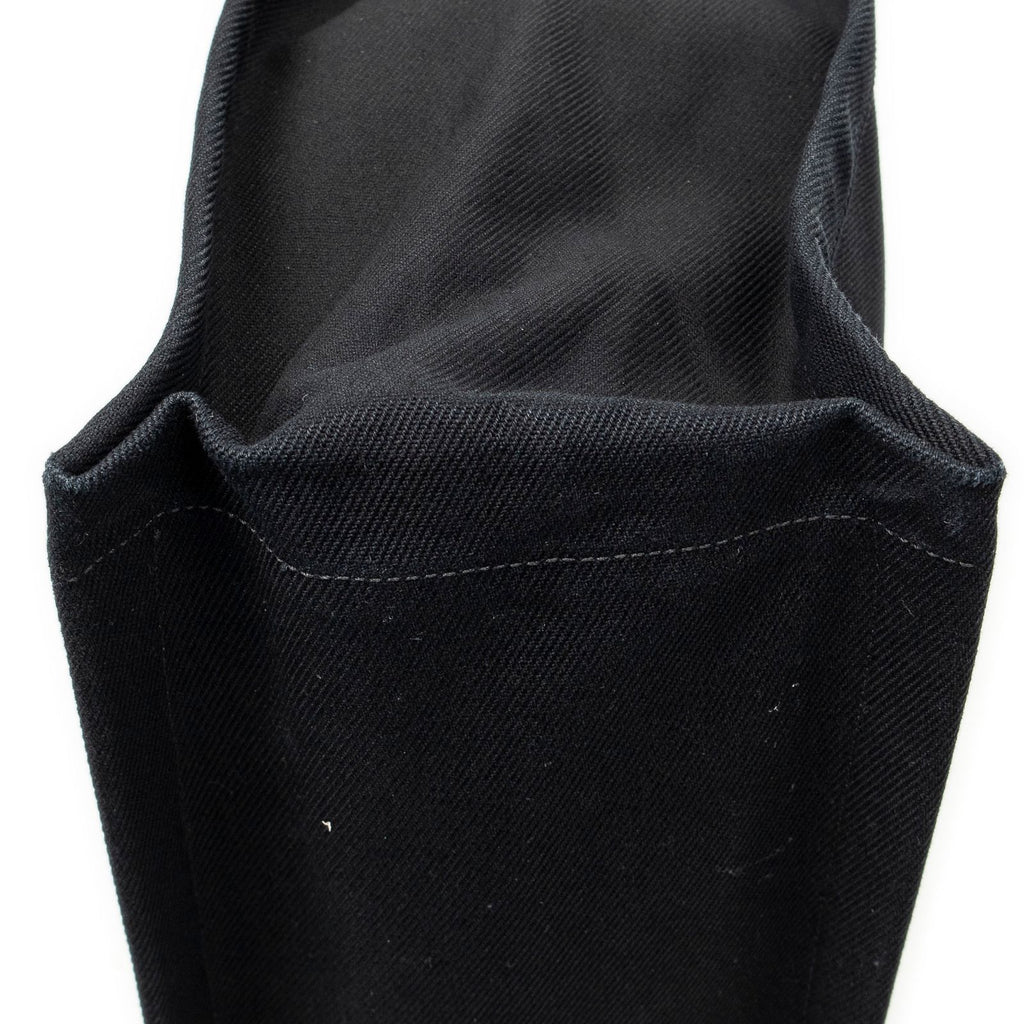 Saint Laurent Vertical Rive Gauche Tote Black Canvas — view 7