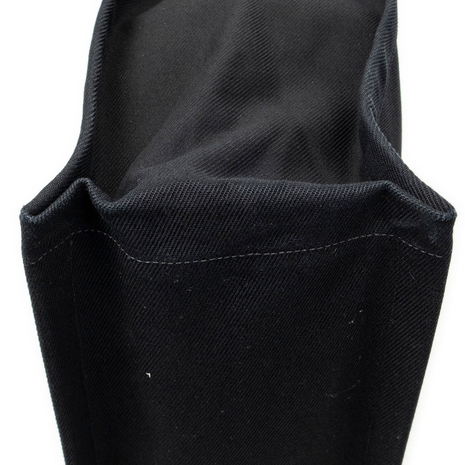 Saint Laurent Vertical Rive Gauche Tote Black Canvas — view 7