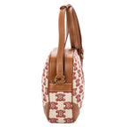 Celine Camera Bag Beige Red Canvas — view 4