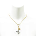 Louis Vuitton Collier Iconic Infinity Dot Necklace Black Gold Plated
