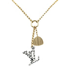 Louis Vuitton Collier Iconic Infinity Dot Necklace Black Gold Plated — view 2