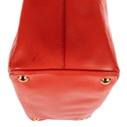 Prada Medium Garda Tote Orange Saffiano Luxe Leather — view 7