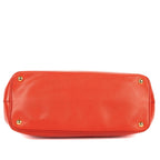 Prada Medium Garda Tote Orange Saffiano Luxe Leather — view 6