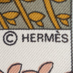 Hermes Scarf Teal Pink Light Bluetwill Silk — view 4