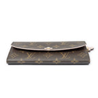 Louis Vuitton Flower Emilie Wallet Brown Pink Monogram Canvas — view 3