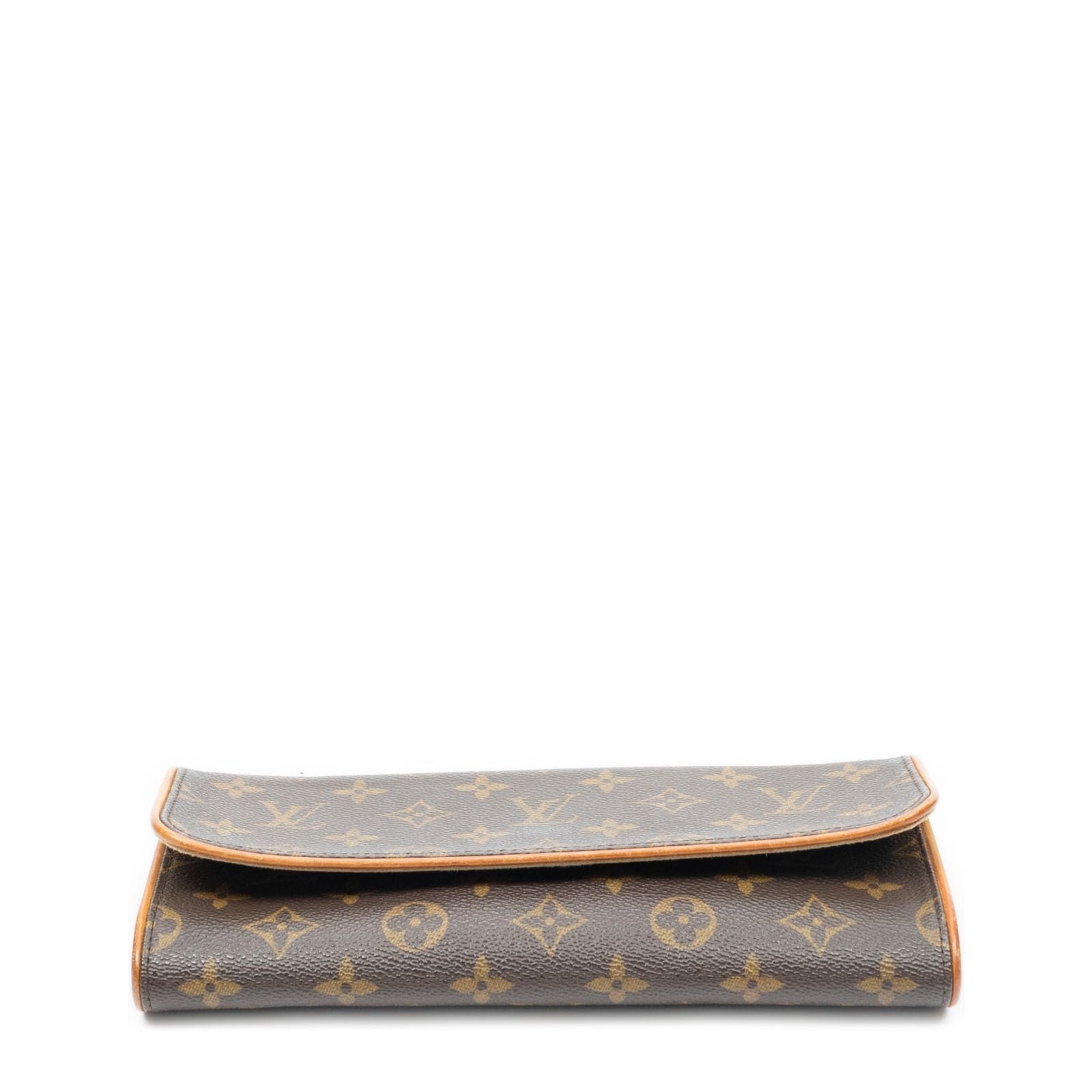 Louis Vuitton Twin Brown Monogram Canvas Shoulder Bag — view 6