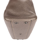 Fendi Medium Peekaboo Gray Selleria Leather Handbag — view 7