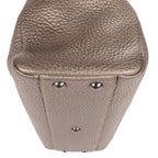 Fendi Medium Peekaboo Gray Selleria Leather Handbag — view 8