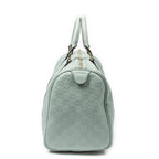 Gucci Medium Boston Light Blue Guccissima Handbag — view 3