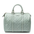 Gucci Medium Boston Light Blue Guccissima Handbag