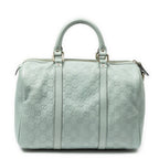 Gucci Medium Boston Light Blue Guccissima Handbag — view 5