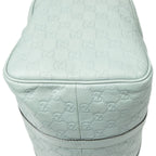 Gucci Medium Boston Light Blue Guccissima Handbag — view 8