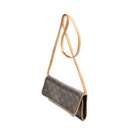 Louis Vuitton Twin Brown Monogram Canvas Shoulder Bag — view 2