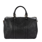 Gucci Medium Boston Black Micro Guccissima Leather Shoulder Bag — view 5