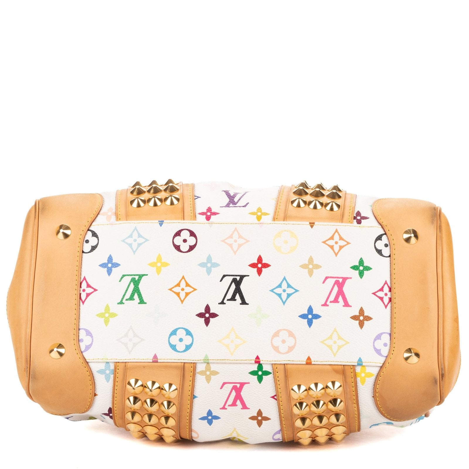 Louis Vuitton x Takashi Murakami Courtney Bag White — view 6