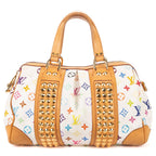 Louis Vuitton x Takashi Murakami Courtney Bag White