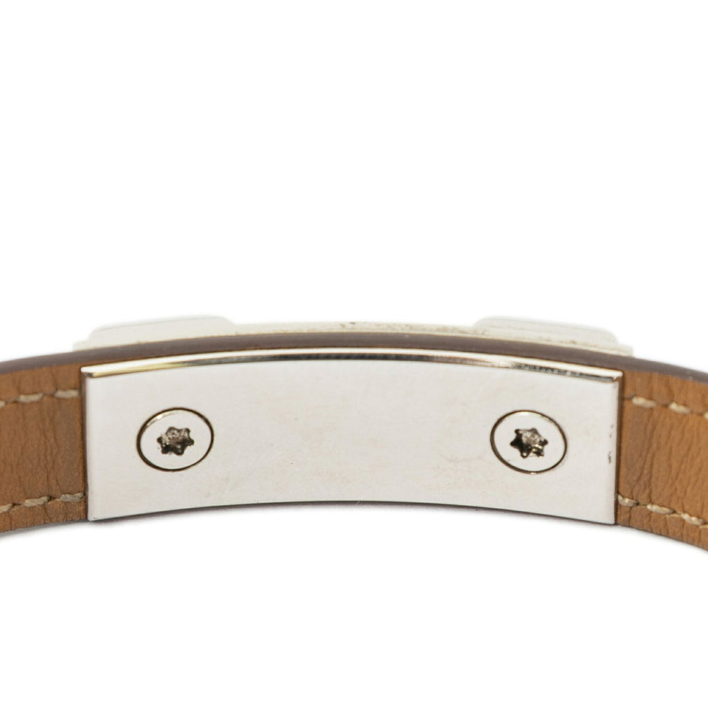 Hermes Rivale Double Tour Bracelet Orange Swift Leather — view 2