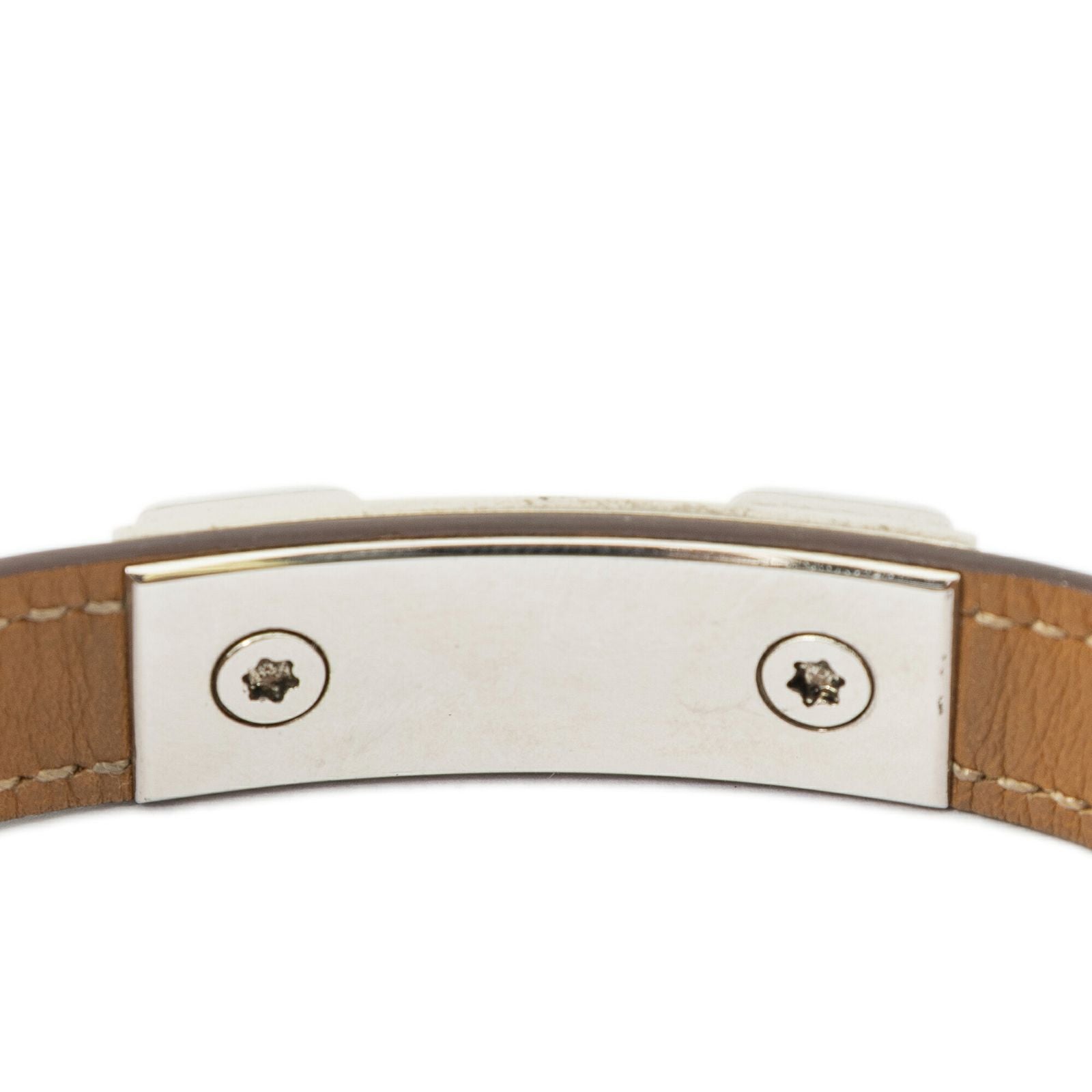 Hermes Rivale Double Tour Bracelet Orange Swift Leather — view 2