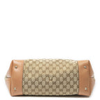 Gucci Heartbit Open Tote Light Orange Beige GG Canvas — view 6