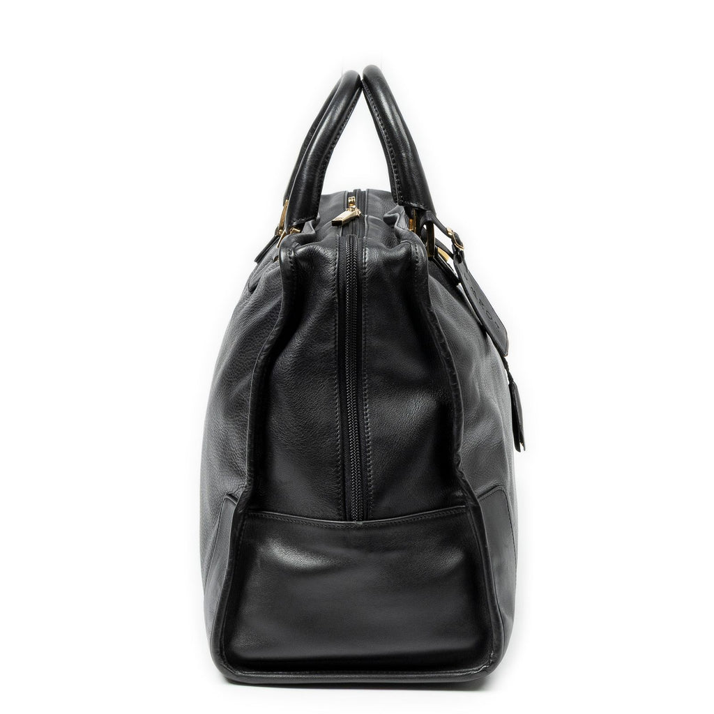 Loewe Amazona Black Calfskin Leather Handbag — view 4