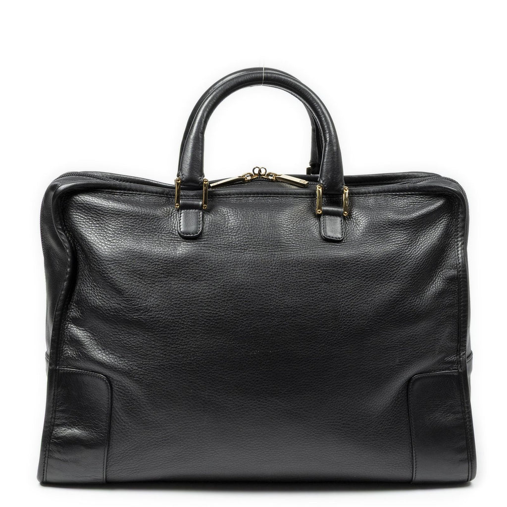 Loewe Amazona Black Calfskin Leather Handbag — view 5