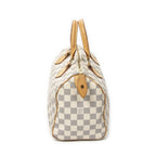 Louis Vuitton Speedy Ivory Damier Azur Handbag — view 3