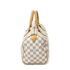 Louis Vuitton Speedy Ivory Damier Azur Handbag — view 4