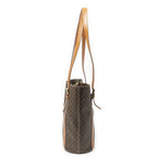Celine Vintage Bucket Tote Brown Tan Macadam Canvas — view 4