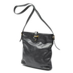 Loewe Vintage Flap Bag Crossbody Black Calfskin Leather — view 2